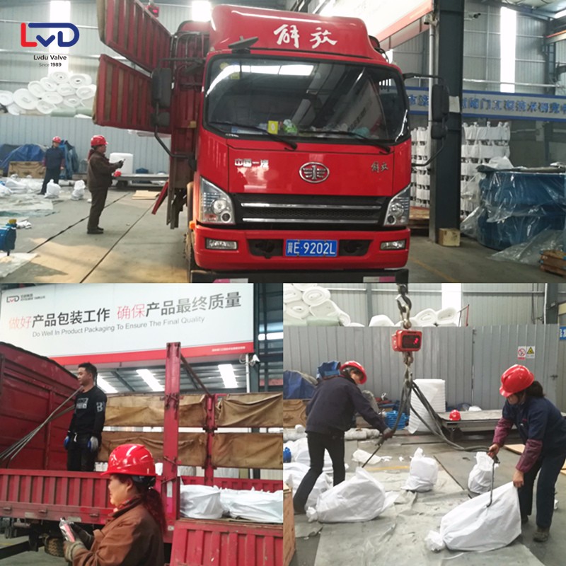 出貨！出貨！40臺D342X軟密封法蘭蝶閥發(fā)往河北