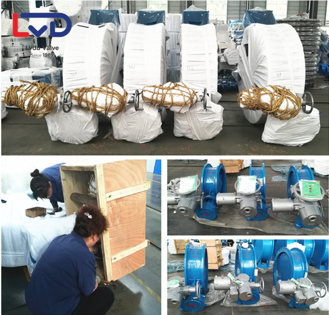 法蘭蝶閥、電動蝶閥、伸縮蝶閥發貨現場